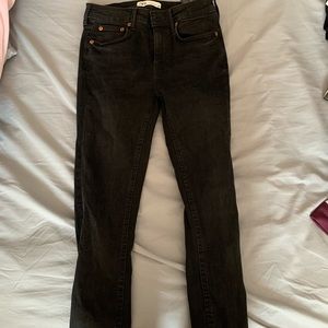 black Zara jeans